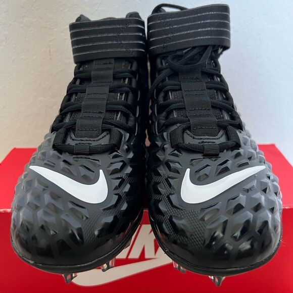 Nike Force Savage Pro 2 Mid Football Cleats Black - Picture 3 of 8